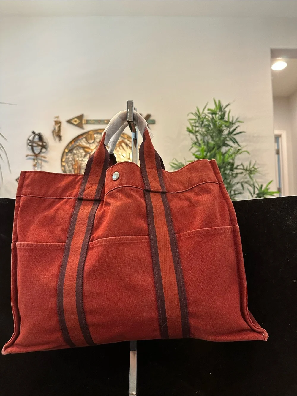 Hermes #203  Fourre Tout MM Cancas Tote